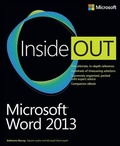 Cover: Microsoft Word 2013 Inside Out - Microsoft Press