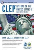 Cover: Clep(r) History of the U.S. II Book + Online - Research & Education Association