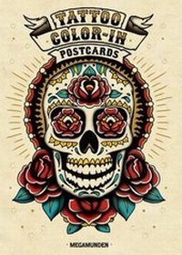 Enlarge image Cover: Tattoo Color-In Postcards - Laurence King Publishing