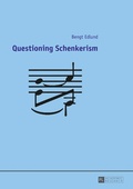 Cover: Questioning Schenkerism - Peter Lang Verlag