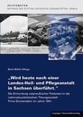 Cover: "Wird heute nach einer Landes-Heil- und Pflegeanstalt in Sachsen &uuml;berf&uuml;hrt." - Leipziger Uni-Vlg