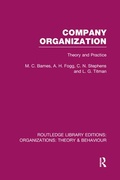 Cover: Company Organization (RLE: Organizations) - Routledge