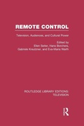 Cover: Remote Control - Routledge