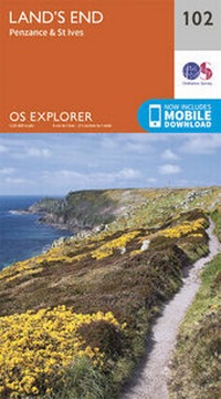 Abbildung von: Land's End, Penzance and St Ives - Ordnance Survey