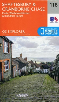 Abbildung von: Shaftesbury, Cranbourne Chase, Poole, Wimbourne Minster and Blandford - Ordnance Survey