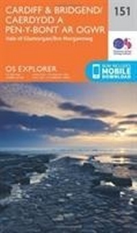 Abbildung von: Cardiff and Bridgend/Caerdydd a Phen-y-Bont Ar Ogwr - Ordnance Survey