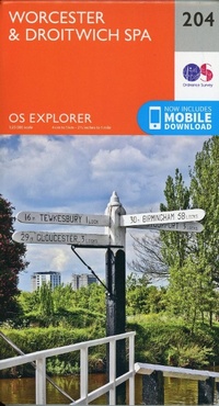 Abbildung von: Worcester and Droitwich Spa - Ordnance Survey