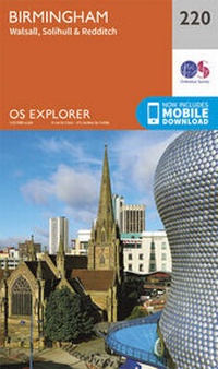Abbildung von: Birmingham, Walsall, Solihull and Redditch - Ordnance Survey