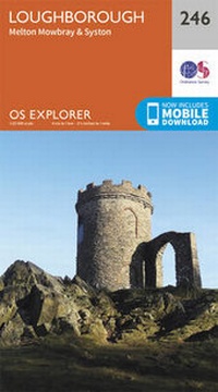 Abbildung von: Loughborough, Melton Mowbray and Syston - Ordnance Survey