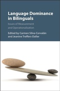 Cover: Language Dominance in Bilinguals - Cambridge University Press