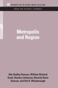 Cover: Metropolis and Region - RFF Press