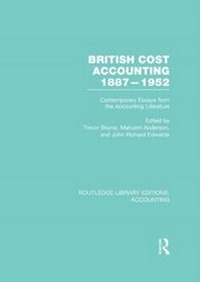 Abbildung von: British Cost Accounting 1887-1952 (RLE Accounting) - Routledge
