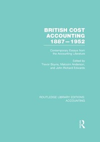 Abbildung von: British Cost Accounting 1887-1952 (RLE Accounting) - Routledge