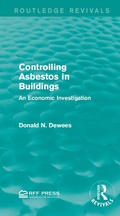 Cover: Controlling Asbestos in Buildings - Routledge