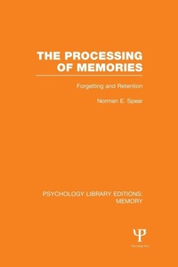 Enlarge image Cover: The Processing of Memories (PLE: Memory) - Psychology Press Ltd