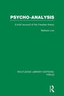Cover: Psycho-Analysis (RLE: Freud) - Routledge
