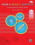Cover: Hear It, Read It, Write It! - Alfred Publishing Company Inc