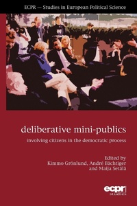 Enlarge image Cover: Deliberative Mini-Publics - ECPR Press