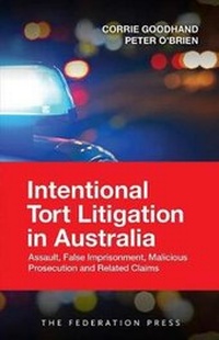 Enlarge image Cover: Intentional Tort Litigation in Australia - Federation Press
