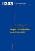 Cover: Insights Into Medical Communication - Peter Lang Verlag