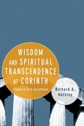 Cover: Wisdom and Spiritual Transcendence at Corinth - Wipf and Stock Publishers