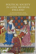 Cover: Political Society in Later Medieval England - De Gruyter