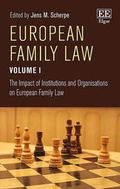 Cover: European Family Law Volume I - Edward Elgar Publishing