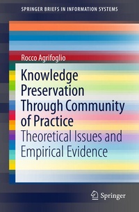 Enlarge image Cover: Knowledge Preservation Through Community of Practice - Springer
