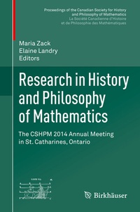 Abbildung von: Research in History and Philosophy of Mathematics - Birkhäuser