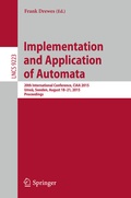 Cover: Implementation and Application of Automata - Springer