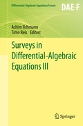 Cover: Surveys in Differential-Algebraic Equations III - Springer