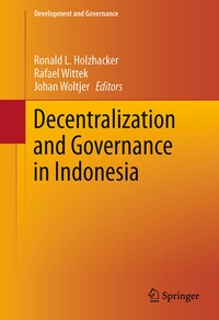 Enlarge image Cover: Decentralization and Governance in Indonesia - Springer