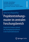 Cover: Projektentstehungsmuster im zentralen Forschungsbereich - Springer Gabler