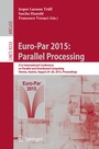 Cover: Euro-Par 2015: Parallel Processing - Springer