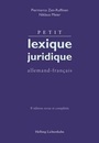 Cover: Petit lexique juridique - Helbing & Lichtenhahn
