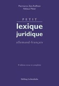 Cover: Petit lexique juridique - Helbing & Lichtenhahn