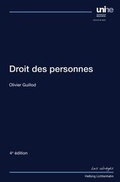 Cover: Droit des personnes - Helbing & Lichtenhahn