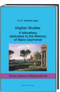 Cover: VIRGILIAN STUDIES A MISCELLANY DEDICATED TO THE MEMORY OF MARIO GEYMONAT - Traugott Bautz
