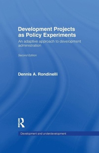 Enlarge image Cover: Development Projects as Policy Experiments - Routledge
