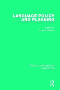 Enlarge image Cover: Language Policy and Planning - Routledge