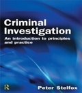 Bild: Criminal Investigation - Willan Publishing
