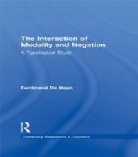 Enlarge image Cover: The Interaction of Modality and Negation - Routledge