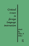 Cover: Critical Issues in Foreign Language Instruction - Routledge