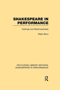 Enlarge image Cover: Shakespeare in Performance - Routledge
