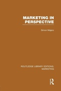 Cover: Marketing in Perspective (RLE Marketing) - Routledge