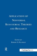 Cover: Applications of Nonverbal Behavioral Theories and Research - Psychology Press Ltd