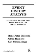 Cover: Event History Analysis - Psychology Press Ltd