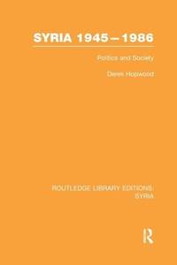 Enlarge image Cover: Syria 1945-1986 (RLE Syria) - Routledge