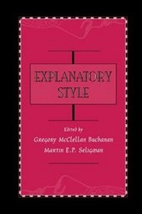 Enlarge image Cover: Explanatory Style - Routledge