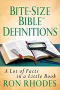 Cover: Bite-size Bible Definitions - Harvest House Publishers,U.S.